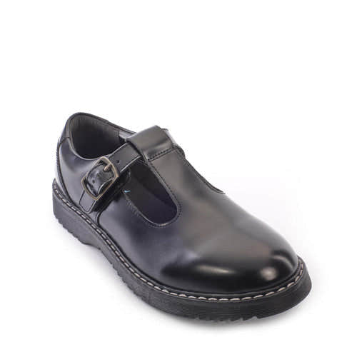 Start-Rite Envisage 3524_7 Black Leather Buckle Fastening School Shoes-elevate your sole