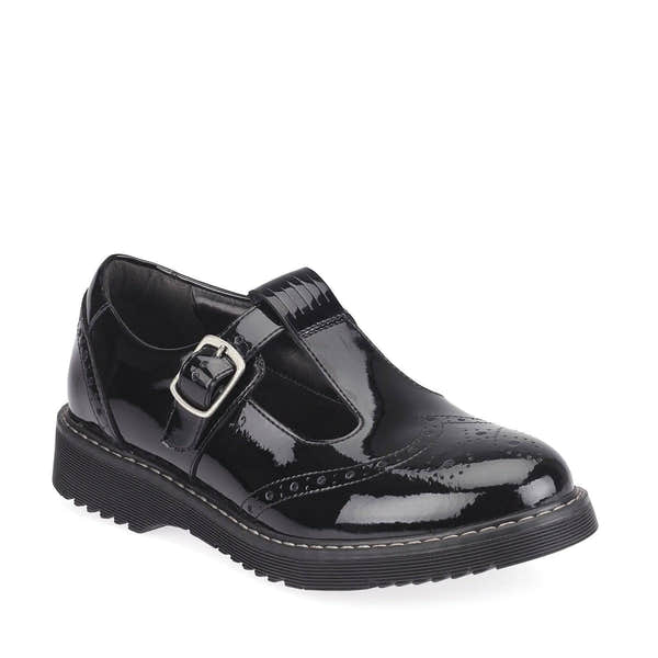 Start-Rite Imagine 3510-3 Girls Black Patent T-Bar Shoe-elevate your sole