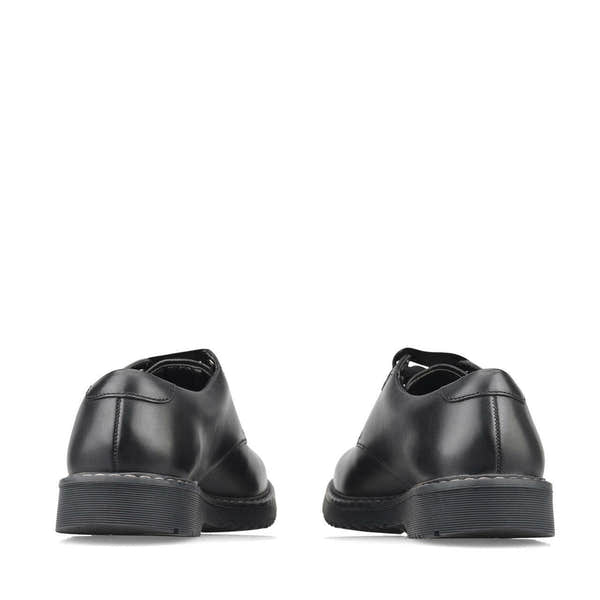 Start Rite Impact Vegan Black Synthetic Lace Up School Shoes-elevate your sole