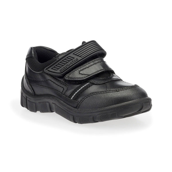 Start-Rite Luke 2273-7 Boys Black Leather Rip-Tape School Shoes-elevate your sole