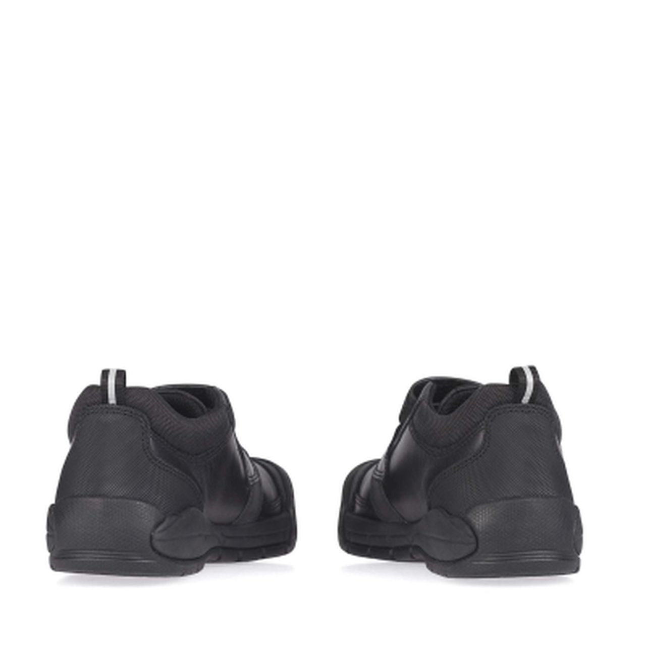 Start-Rite Strike 2793-7 Boys Black Leather Rip Tape Shoes-elevate your sole