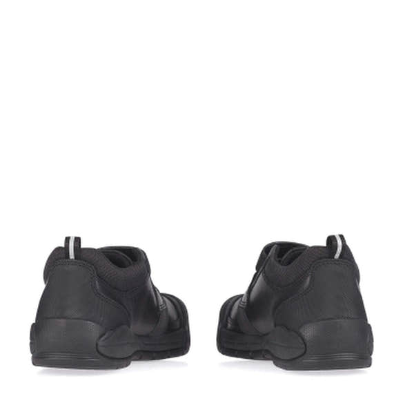 Start-Rite Strike 2793-7 Boys Black Leather Rip Tape Shoes-elevate your sole