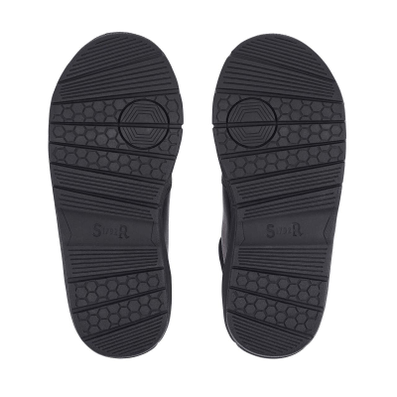 Start-Rite Strike 2793-7 Boys Black Leather Rip Tape Shoes-elevate your sole