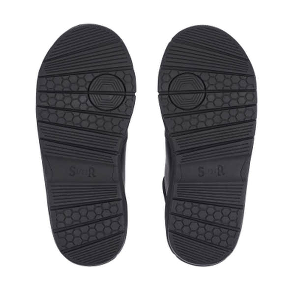 Start-Rite Strike 2793-7 Boys Black Leather Rip Tape Shoes-elevate your sole