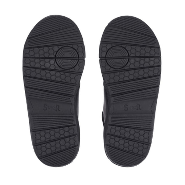 Start-Rite Strike 2793-7 Boys Black Leather Rip Tape Shoes-elevate your sole