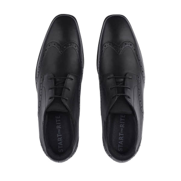 Start-Rite Tailor 2792-7 Boys Black Leather Lace Up Shoe-elevate your sole
