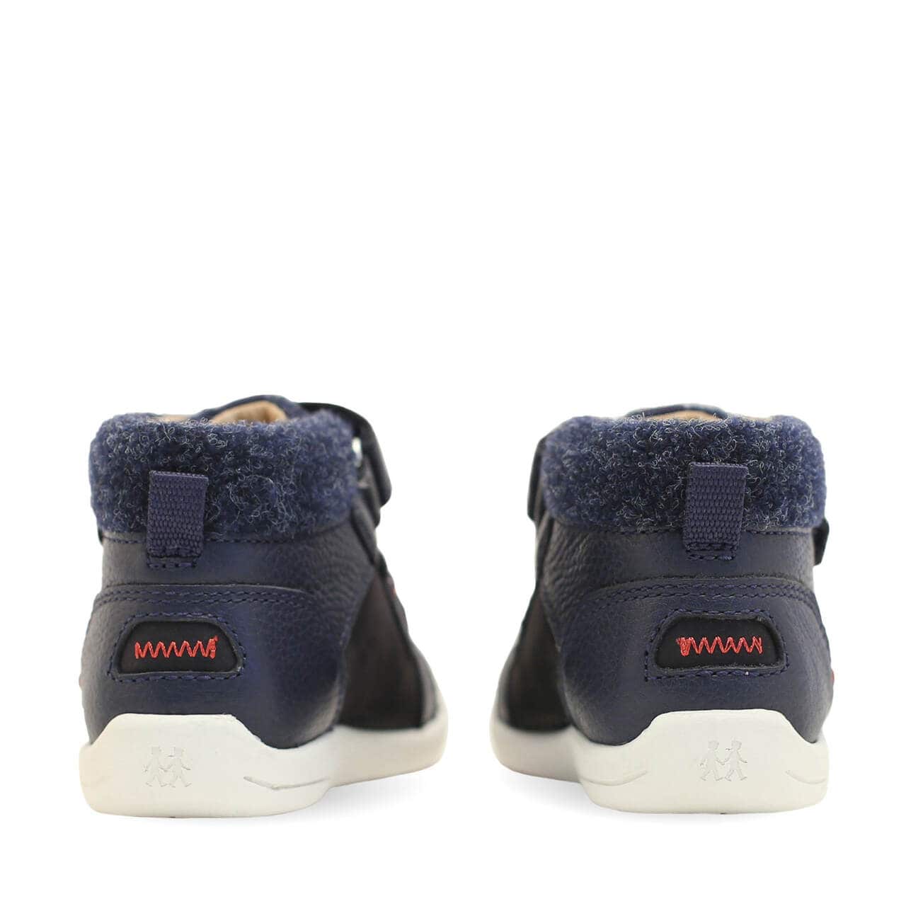 StartRite Adventure 0791_9 Boys Navy Leather Touch Fastening Ankle Boots-elevate your sole