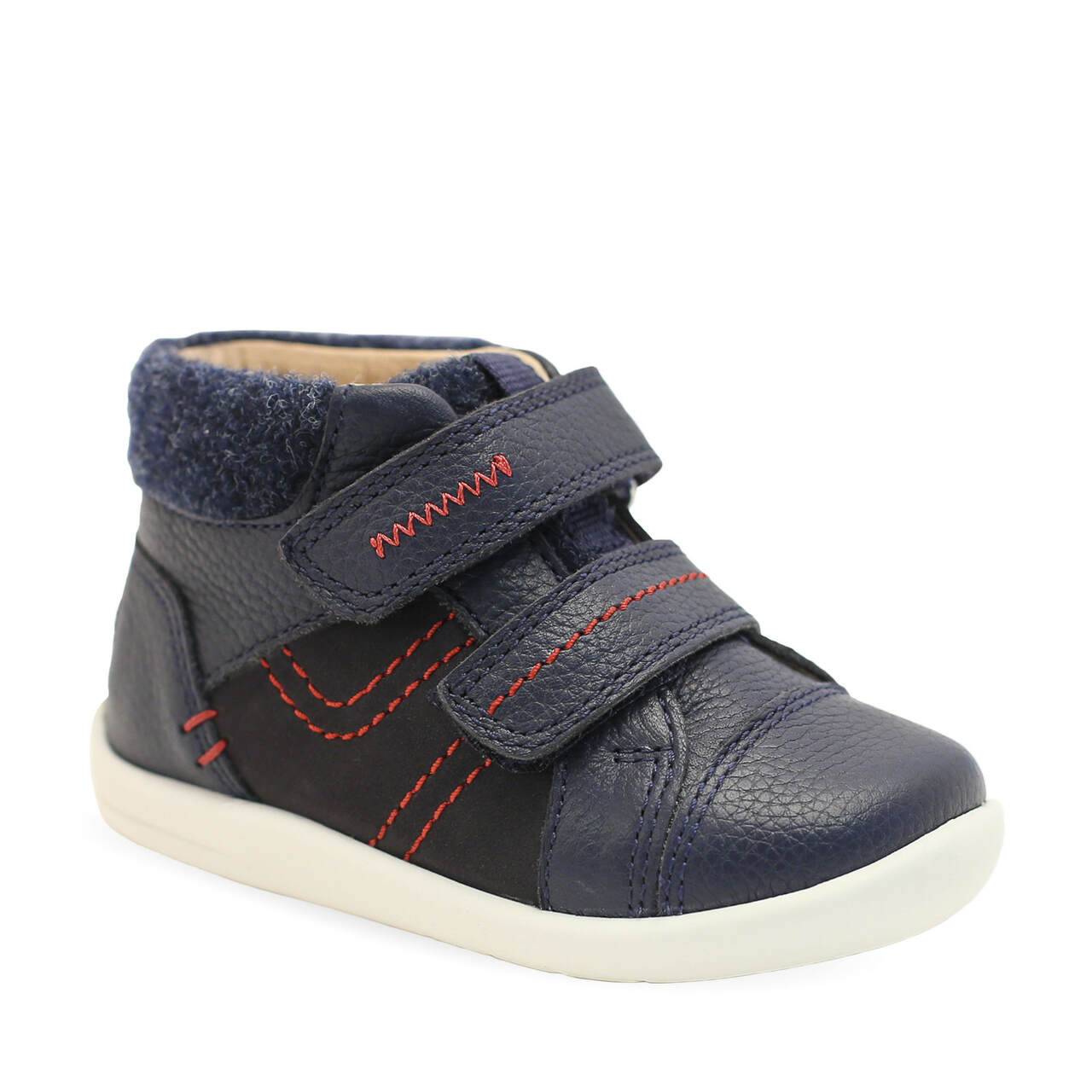 StartRite Adventure 0791_9 Boys Navy Leather Touch Fastening Ankle Boots-elevate your sole