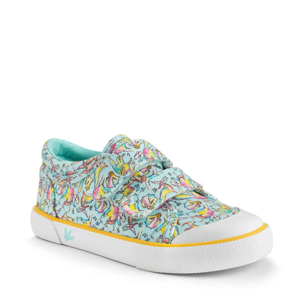 StartRite Dino-Mite 6192_5 Girls Multi Colour Textile Vegan Touch Fastening Shoes-elevate your sole