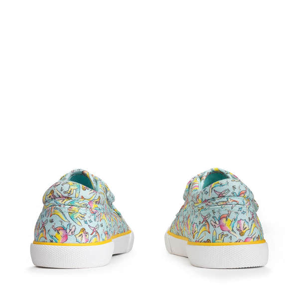 StartRite Dino-Mite 6192_5 Girls Multi Colour Textile Vegan Touch Fastening Shoes-elevate your sole