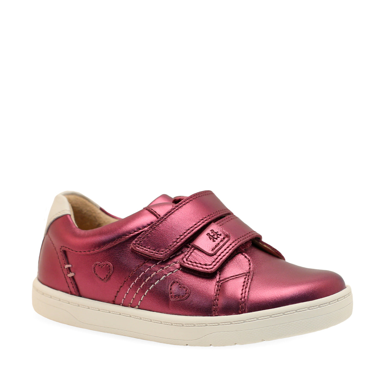 StartRite Fantasy 1741_8 Girls Purple Metallic Leather Touch Fastening First Shoes-elevate your sole