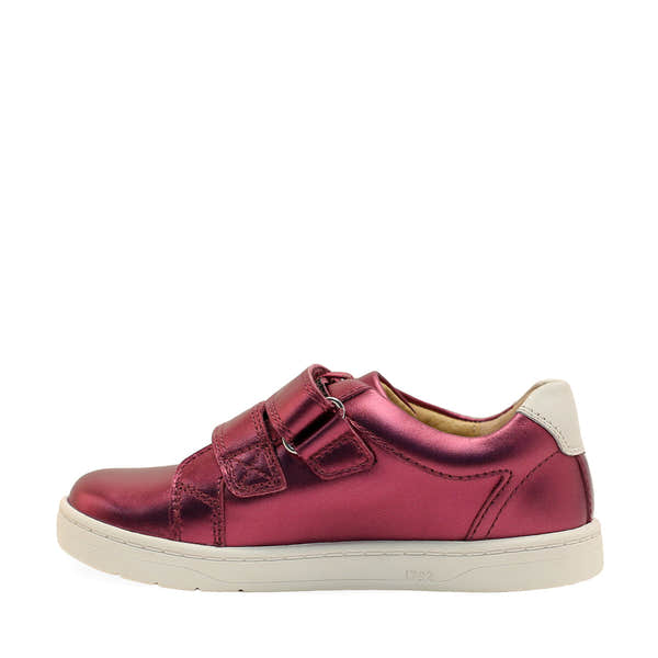 StartRite Fantasy 1741_8 Girls Purple Metallic Leather Touch Fastening First Shoes-elevate your sole