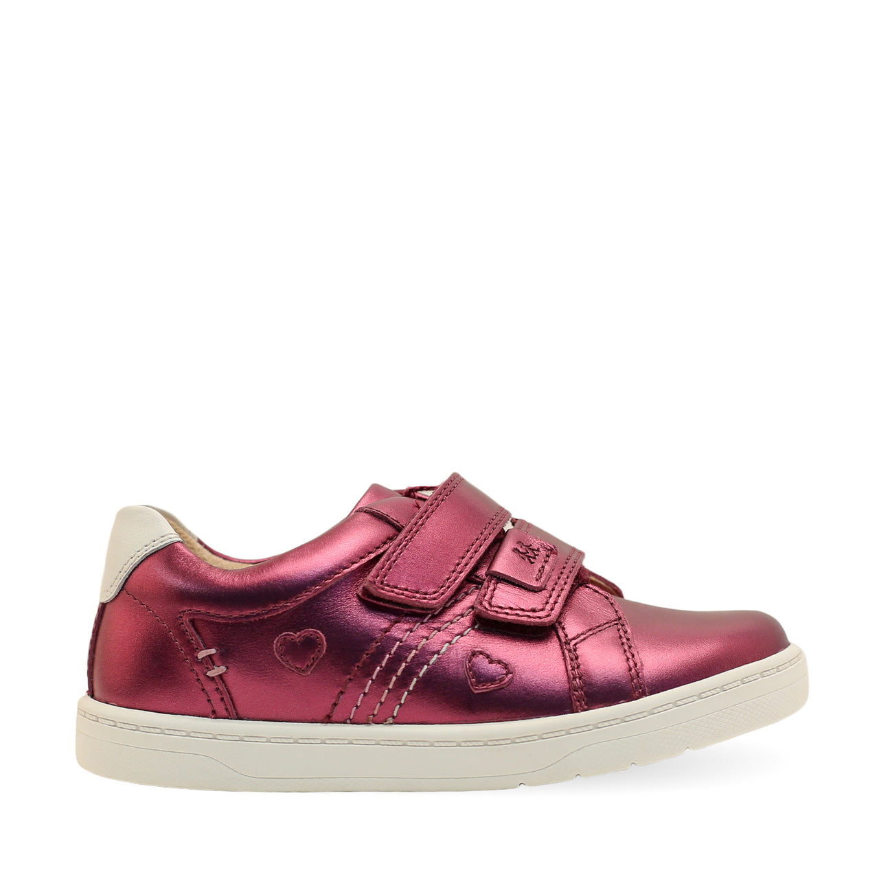 StartRite Fantasy 1741_8 Girls Purple Metallic Leather Touch Fastening First Shoes-elevate your sole