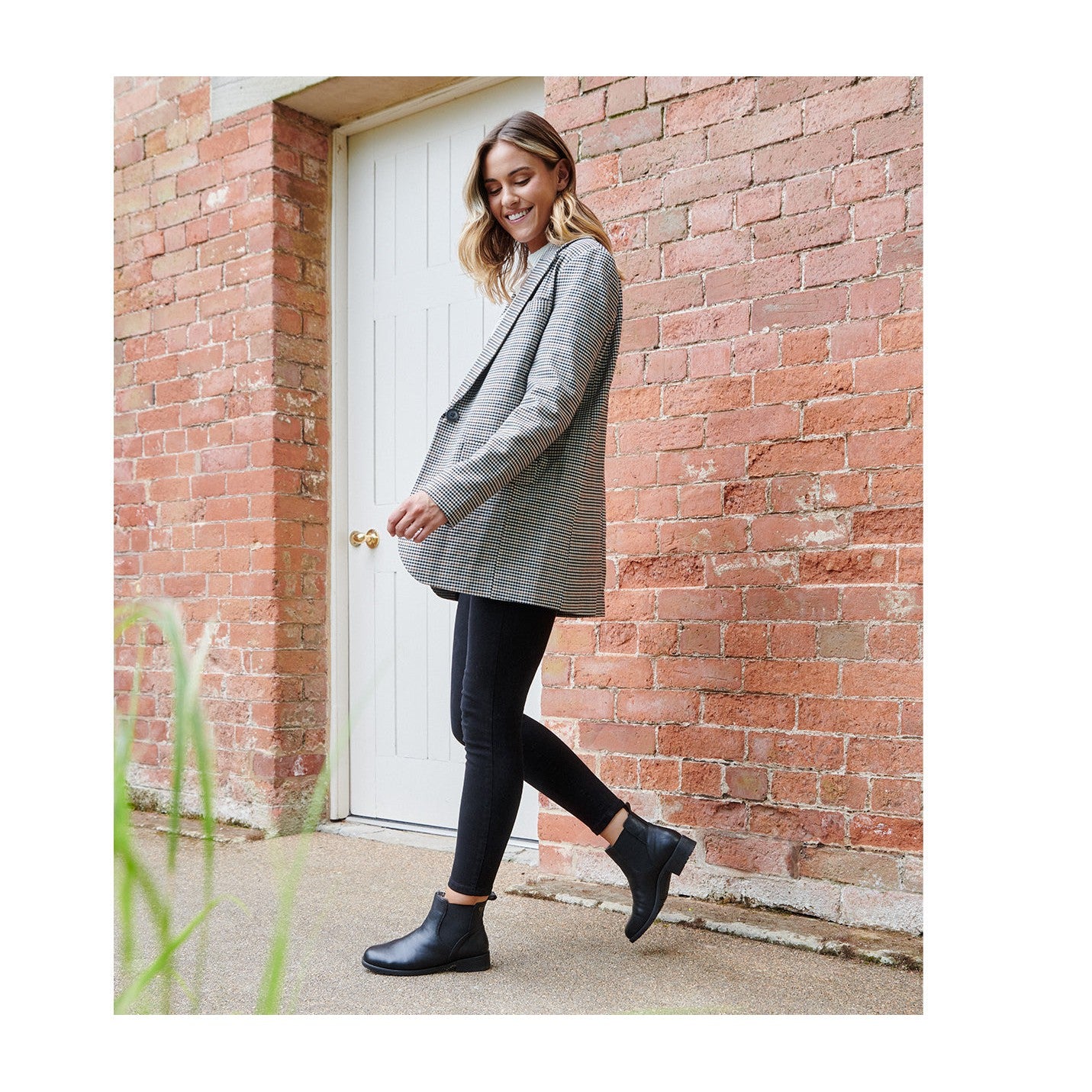 Strive Windsor Ladies Black Leather Arch Support Side Zip Ankle Boots-elevate your sole