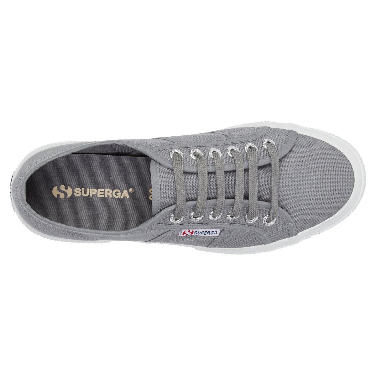 Superga 2750 COTU Classic Ladies Grey Sage Lace Up Trainers-elevate your sole