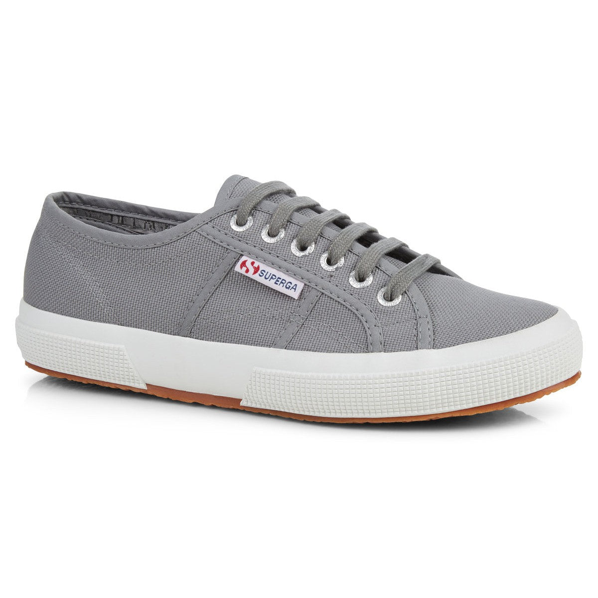 Superga 2750 COTU Classic Ladies Grey Sage Lace Up Trainers-elevate your sole