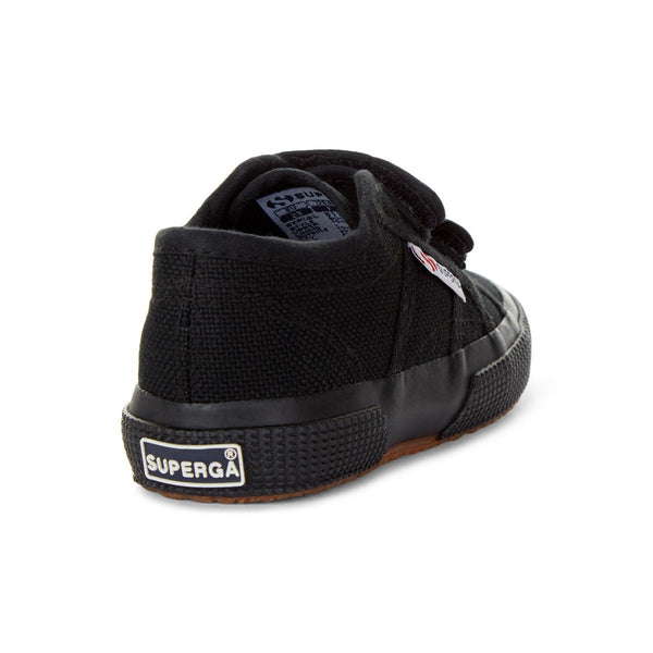 Superga 2750 Strap Classic Children’s Black Canvas Trainer-elevate your sole