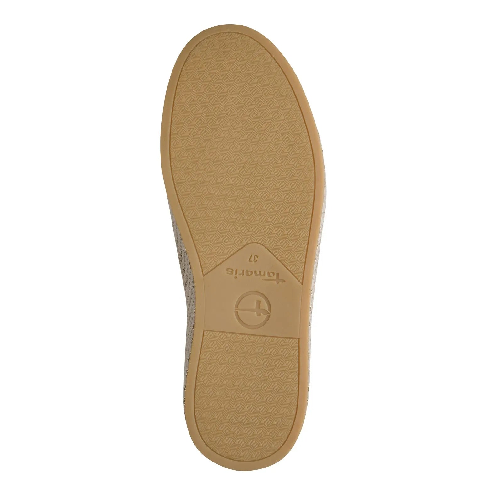 Tamaris women's lace-up shoes in sage green with textured upper and rubber sole, size 37, stylish and comfortable footwear.