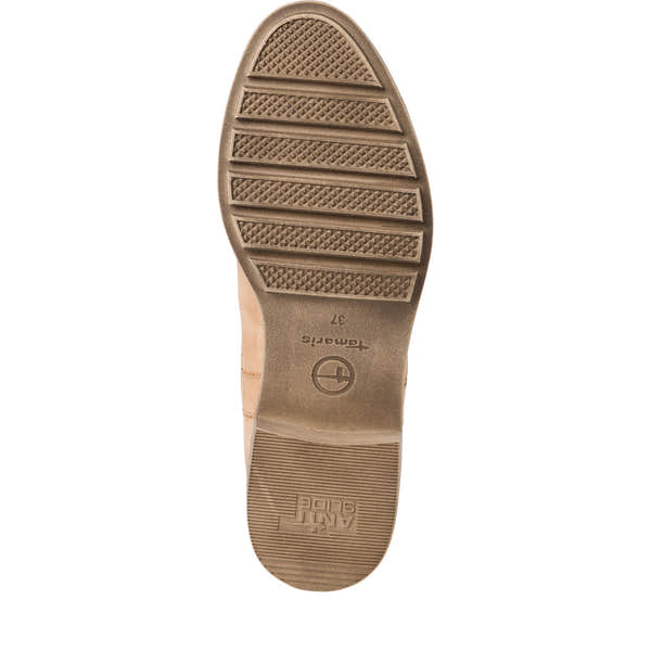 Tamaris 25440-29 310 Ladies Camel Leather Pull On Ankle Boots-elevate your sole