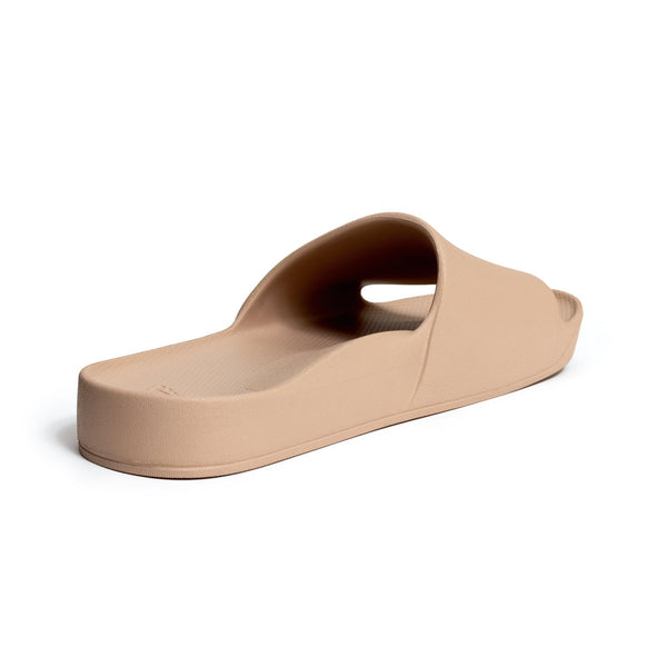 Archies Arch Support Slides Classic Unisex Tan Waterproof Arch Support Slider Sandals