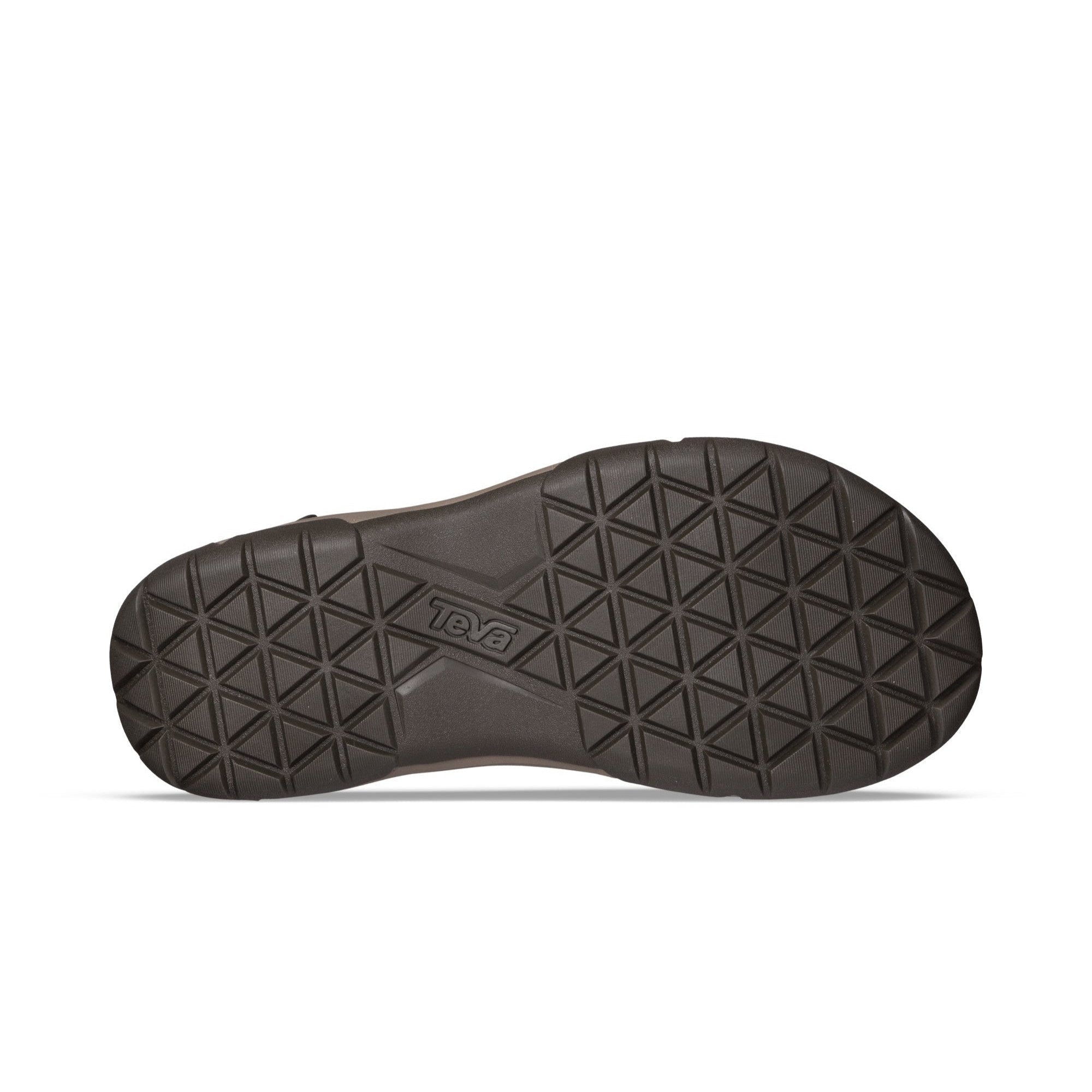 Teva Langdon Mens Walnut Leather Touch Fastening Sandals-elevate your sole