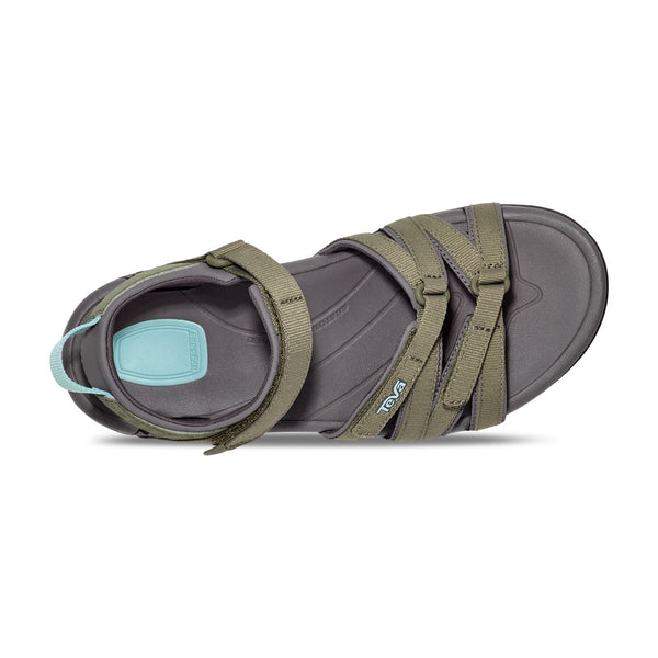Teva Tirra Ladies Burnt Olive Vegan Touch Fastening Sandals-elevate your sole
