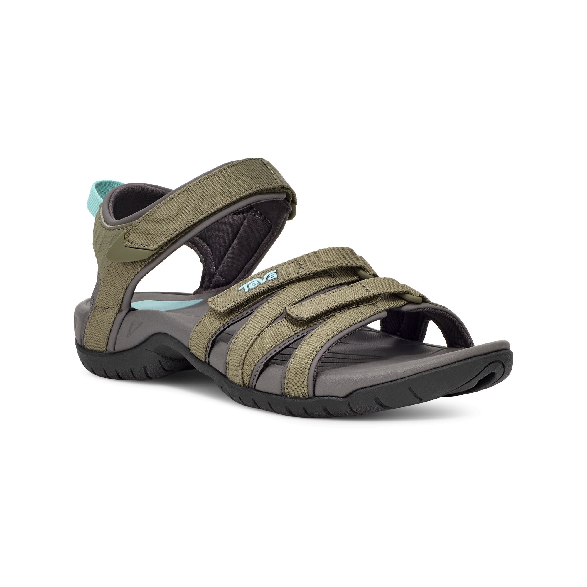 Teva Tirra Ladies Burnt Olive Vegan Touch Fastening Sandals-elevate your sole
