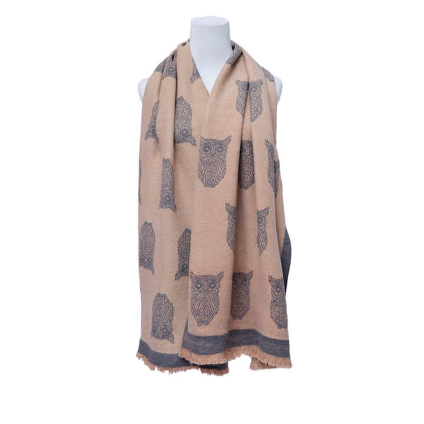 Thistle Gem Supersoft Owl Scarf-elevate your sole