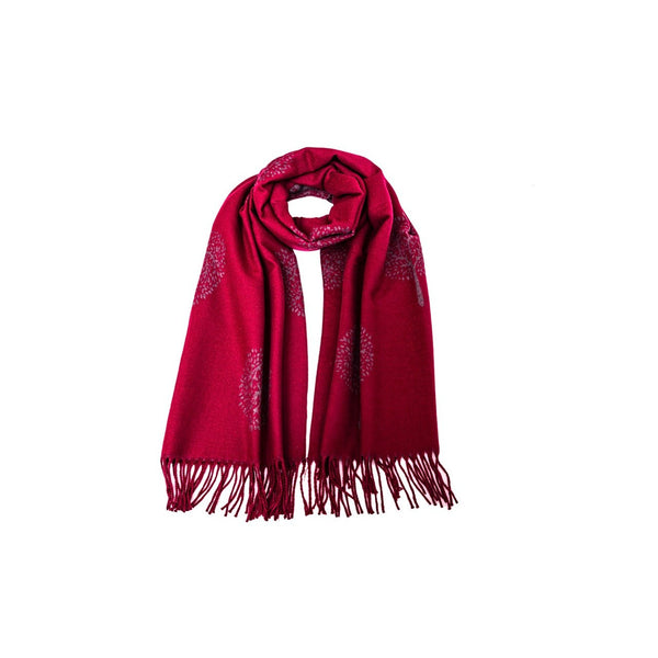 Thistle Gem Supersoft Tree Of Life Scarf (With Tassels)-elevate your sole