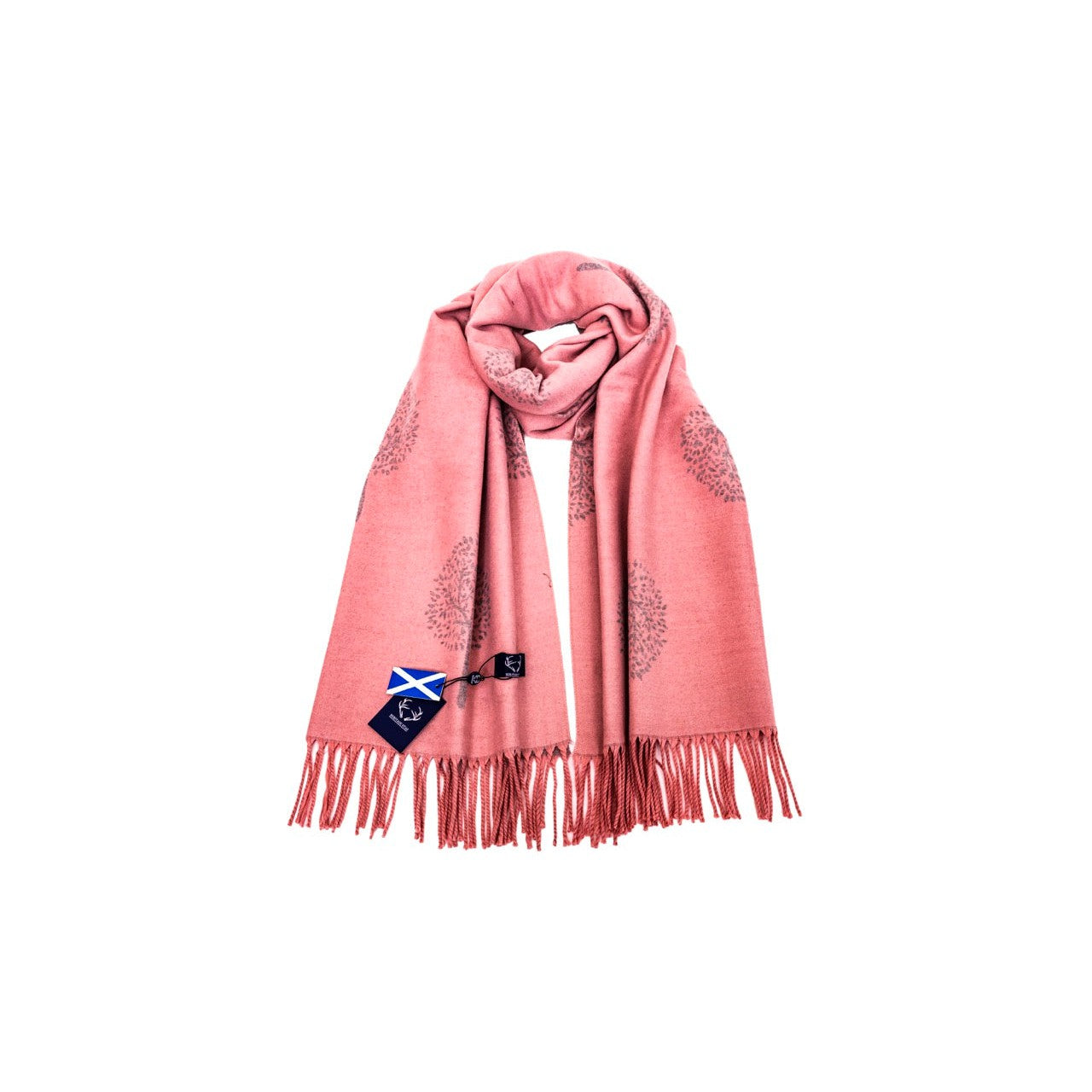 Thistle Gem Supersoft Tree Of Life Scarf (With Tassels)-elevate your sole