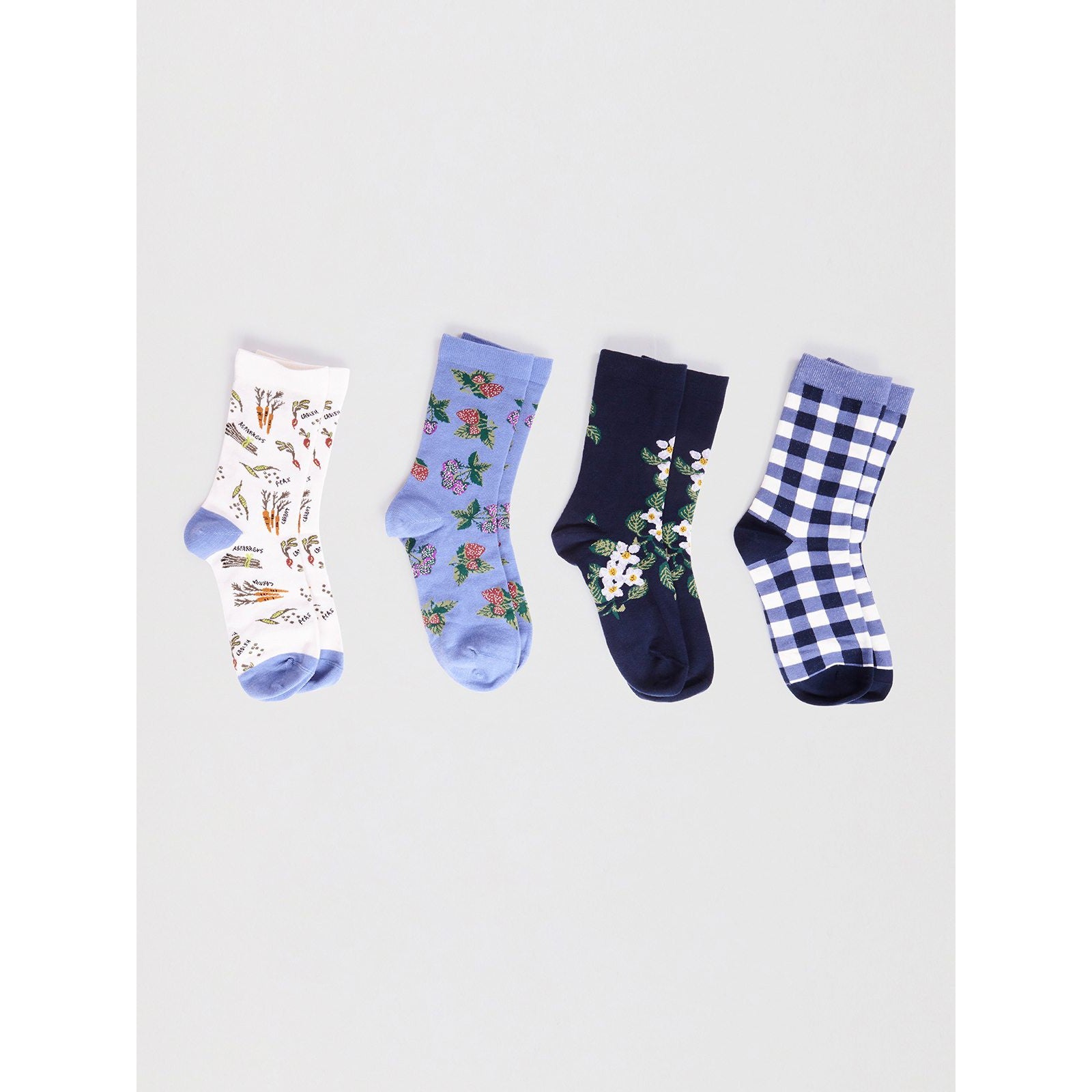 Thought SBW 6702 Granger Ladies Organic Cotton Gardening Sock Gift Box 4 Pack-elevate your sole