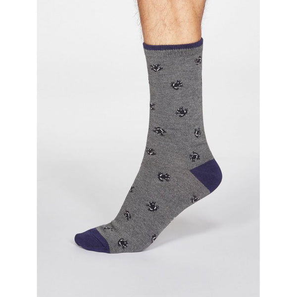 Thought SPM 607 Wesley Frog Mens Bamboo Socks-elevate your sole