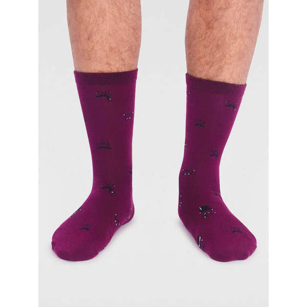 Thought SPM 813 Jett Mens Organic Cotton Smart Socks-elevate your sole