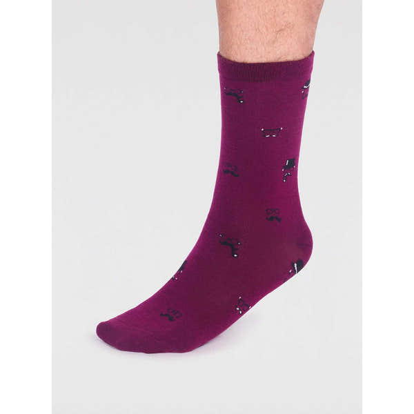 Thought SPM 813 Jett Mens Organic Cotton Smart Socks-elevate your sole