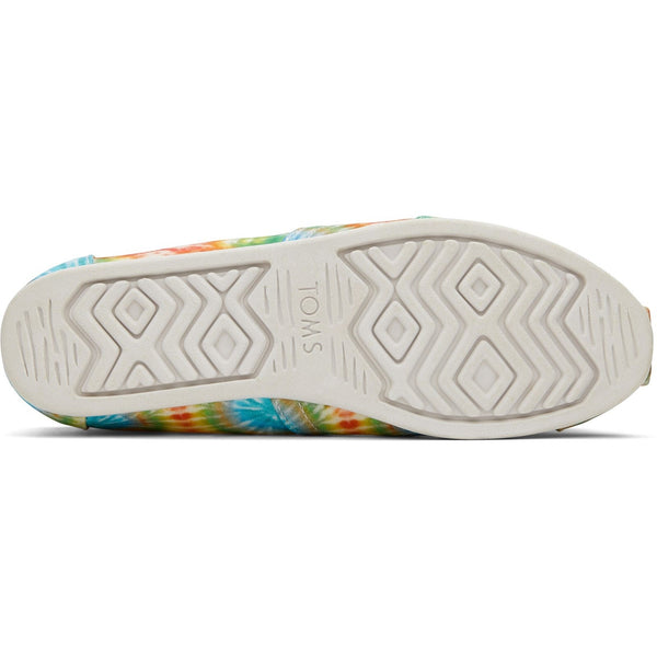 Toms Alpargata 10017812 Ladies Red Multi Textile Vegan Slip On Shoes-elevate your sole