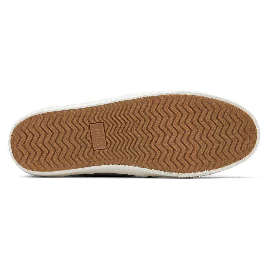 Toms Carlo 10013285 Mens Drizzle Grey Textile Vegan Lace Up Shoes-elevate your sole