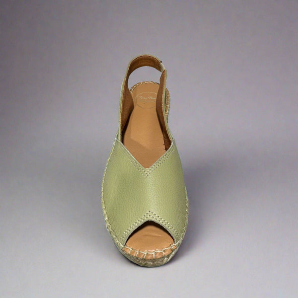 Toni Pons Bernia-P Ladies Spanish Olive Leather Sandals-elevate your sole