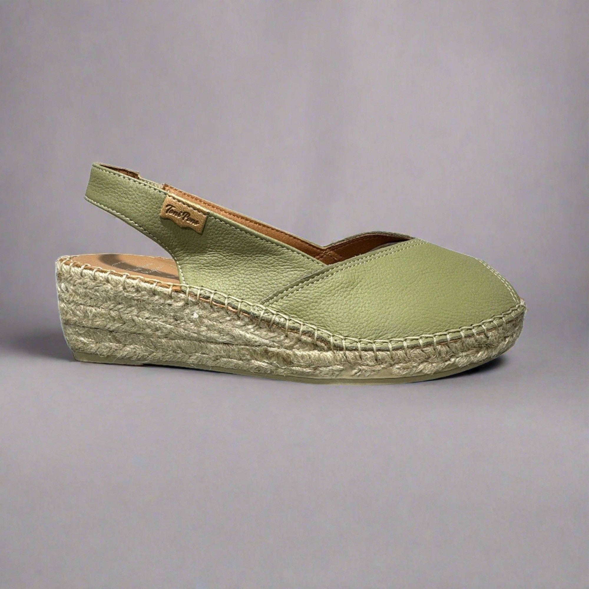 Toni Pons Bernia-P Ladies Spanish Olive Leather Sandals-elevate your sole