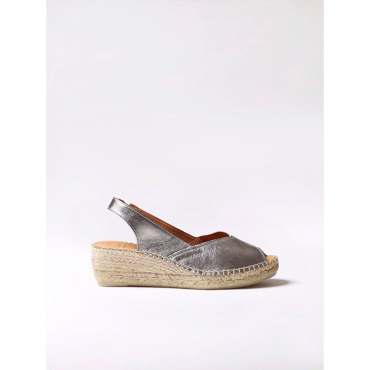 Toni Pons Bernia-P Ladies Spanish Steel Leather Pull On Sandals-elevate your sole