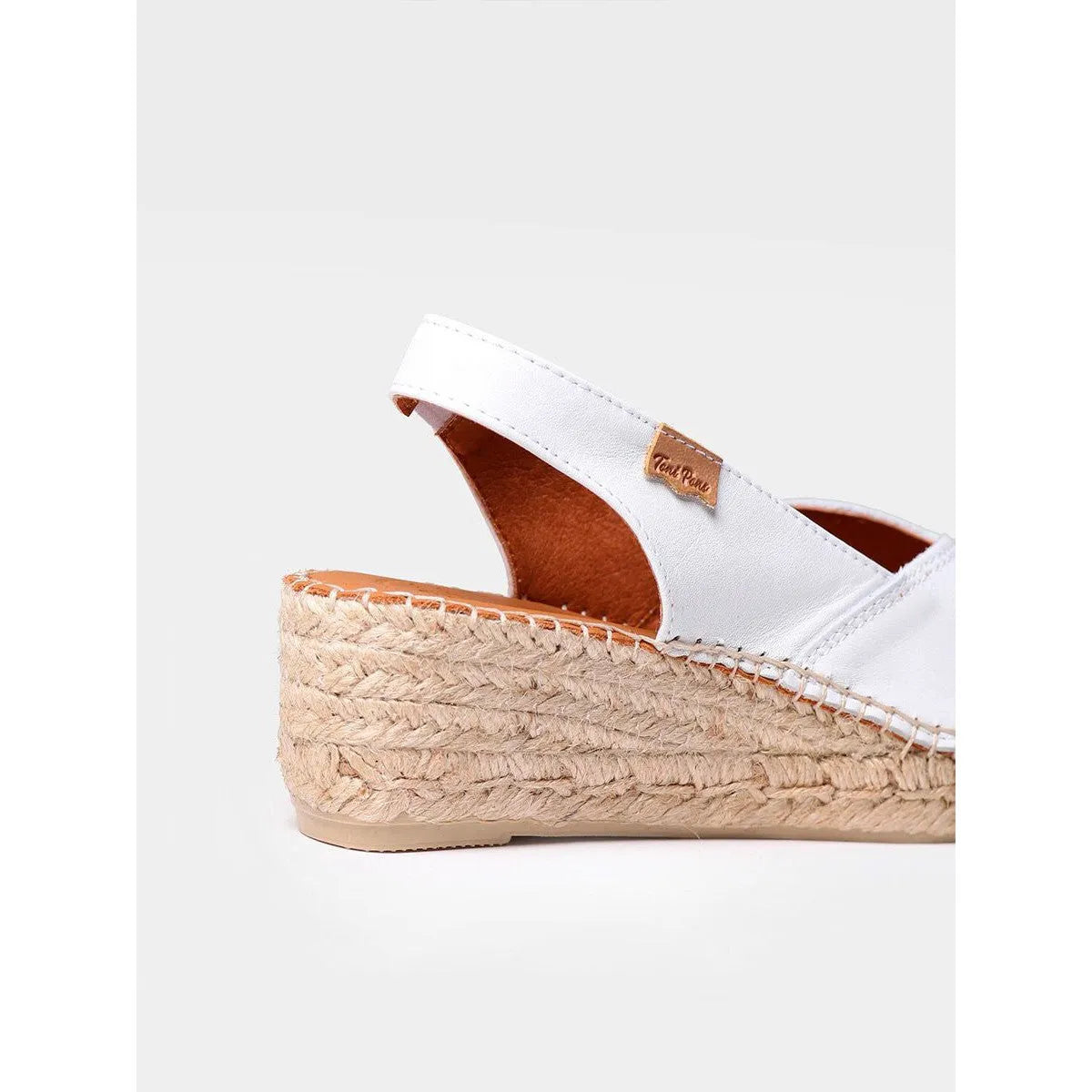 Toni Pons Bernia-P Ladies Spanish White Leather Pull On Sandals-elevate your sole