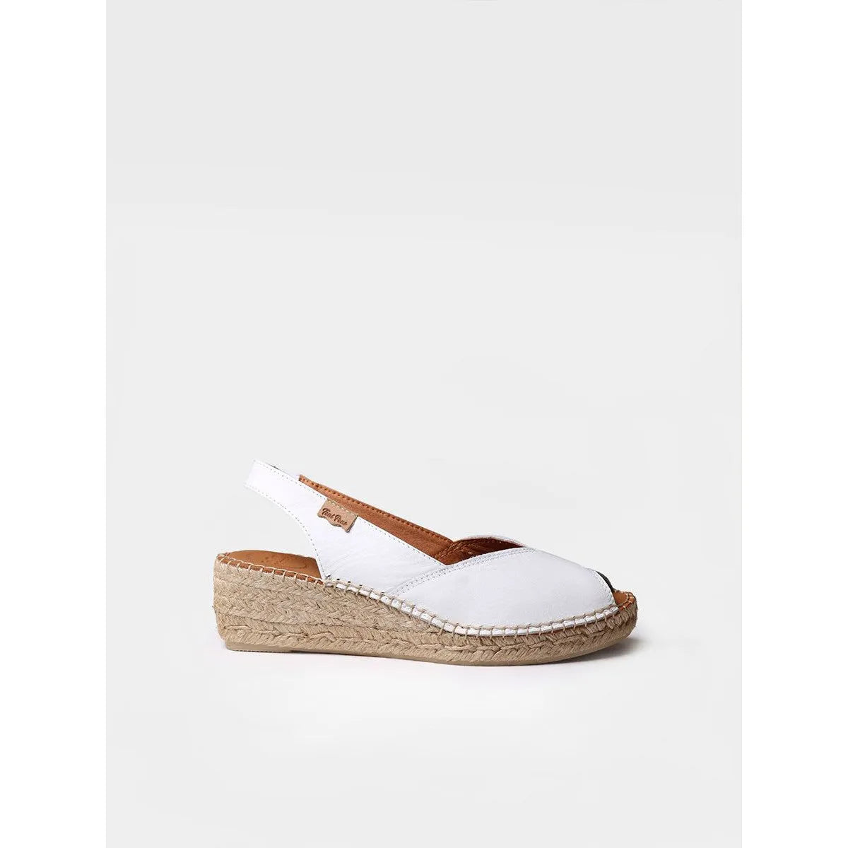 Toni Pons Bernia-P Ladies Spanish White Leather Pull On Sandals-elevate your sole