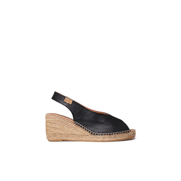 Toni Pons Laila-P Ladies Spanish Black Leather Sandals-elevate your sole
