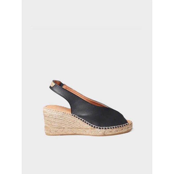 Toni Pons Laila-P Ladies Spanish Black Leather Sandals-elevate your sole