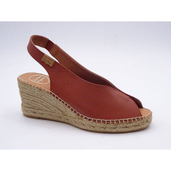 Toni Pons Laila-P Ladies Spanish Nougat Leather Pull On Sandals-elevate your sole