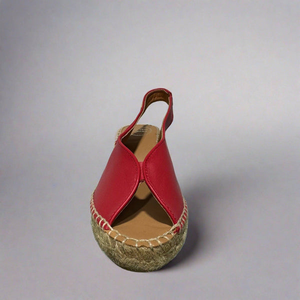 Toni Pons Laila-P Ladies Spanish Red Leather Sandals-elevate your sole
