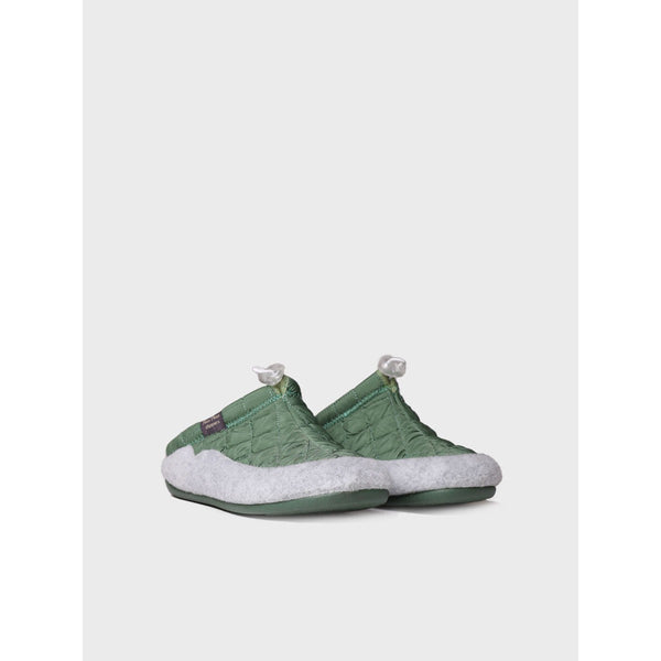 Toni Pons Mel-UM Ladies Spanish Green Textile Slip On Slippers-elevate your sole