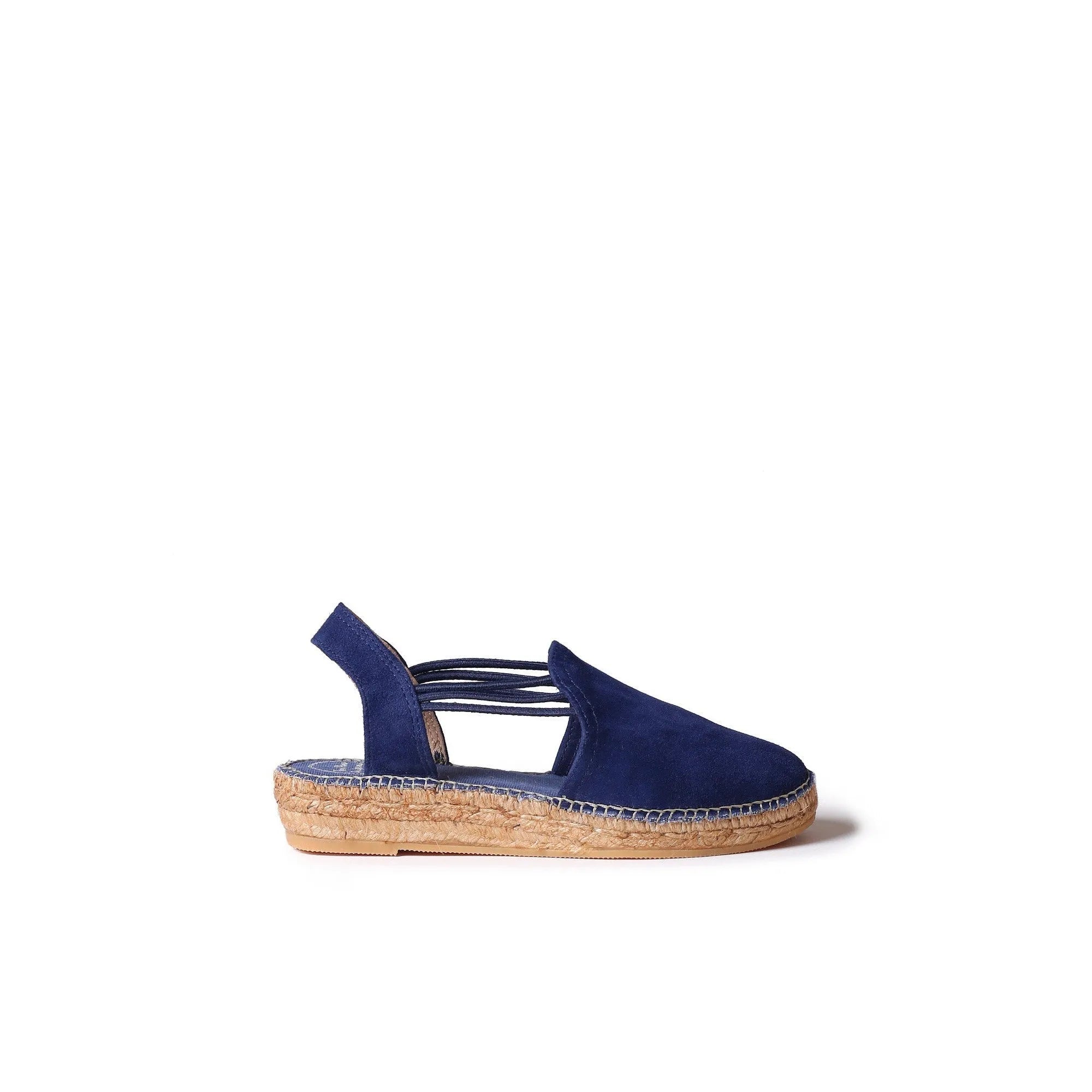 Toni Pons Nuria Ladies Spanish Navy Suede Pull On Sandals-elevate your sole