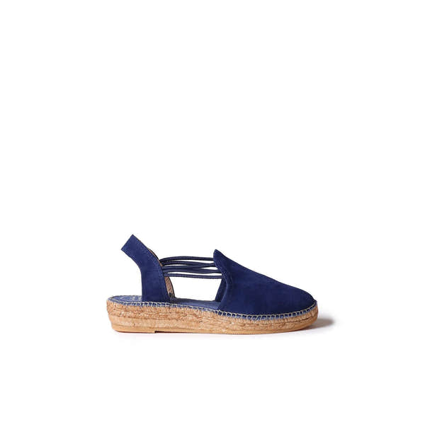 Toni Pons Nuria Ladies Spanish Navy Suede Pull On Sandals-elevate your sole