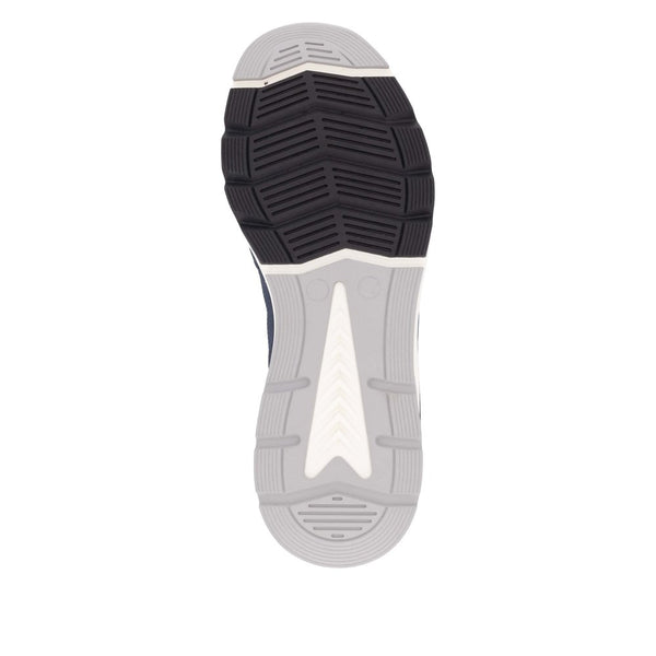 Rieker U0905-14 Mens Black Textile Lace Up Trainers