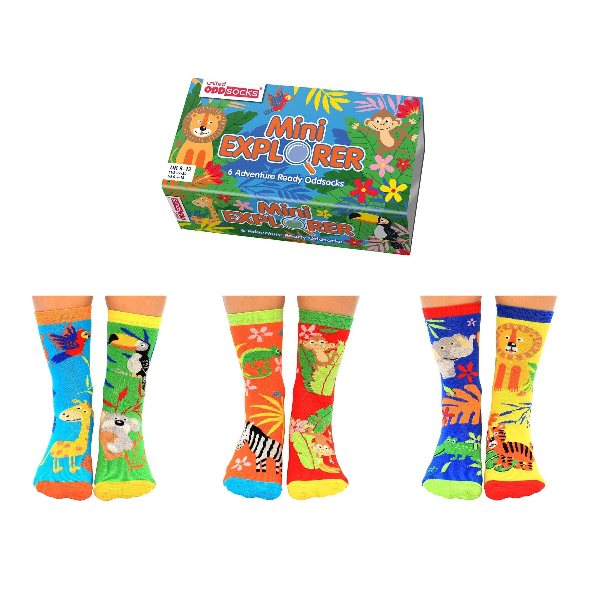 United Odd Socks Mini Explorer Socks Box-elevate your sole
